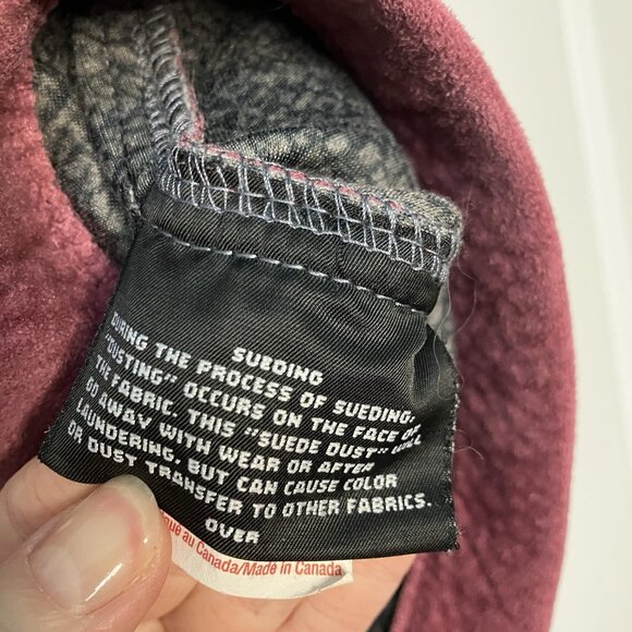 Country Clothing Pink Faux Suede Vest Womens Snap Button Made in Canada - Picture 3 of 7